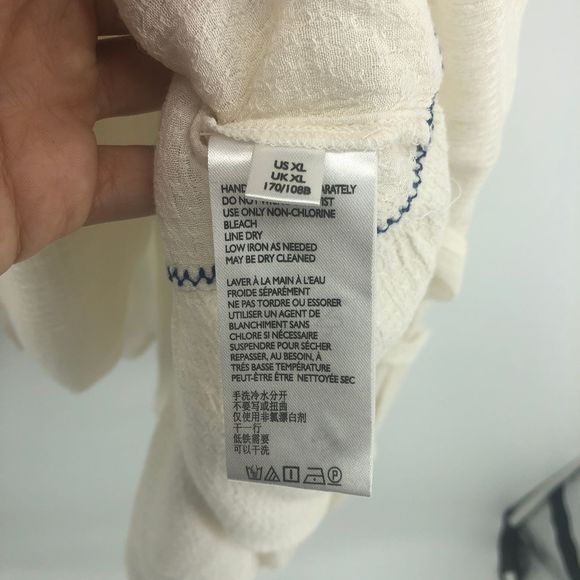 Free People Cream Blouse with Vibrant Embroidery - Picture 10 of 12